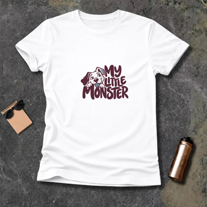My Little Monster T-Shirt GB-DT-067 White flat