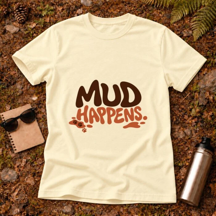 Mud Happens T-Shirt GB-DT-006 Cornsilk flat