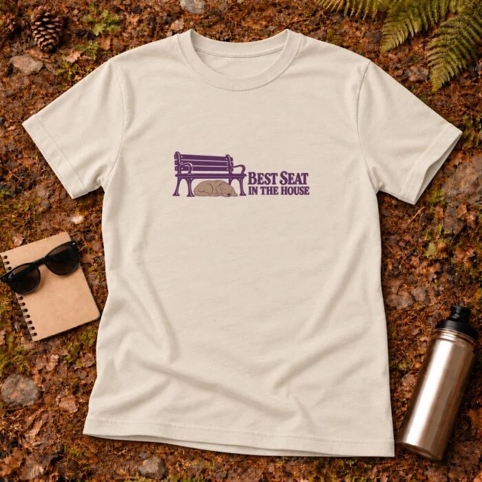Best Seat in the House T-Shirt GB-DT-014 Sand flat