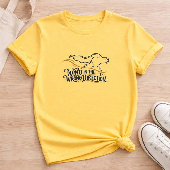 Wind in the Wrong Direction T-Shirt GB-DT-054 Daisy flat