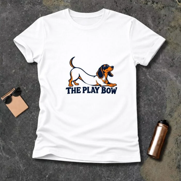 The Play Bow T-Shirt GB-DT-079 White flat
