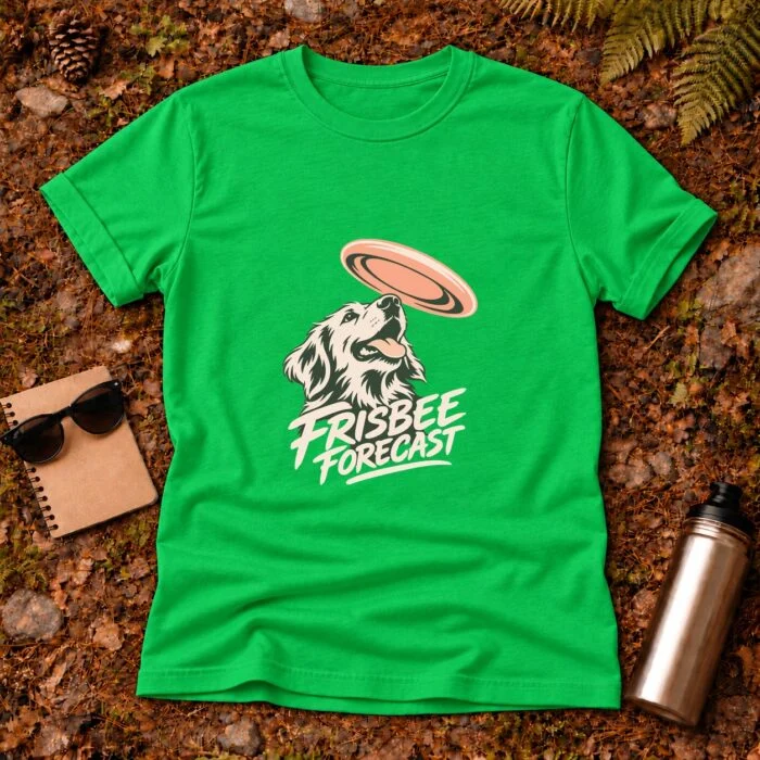 Frisbee Forecast T-Shirt — product mockup