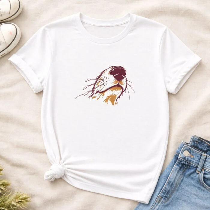 Frost Whiskers T-Shirt GB-DT-100 White flat
