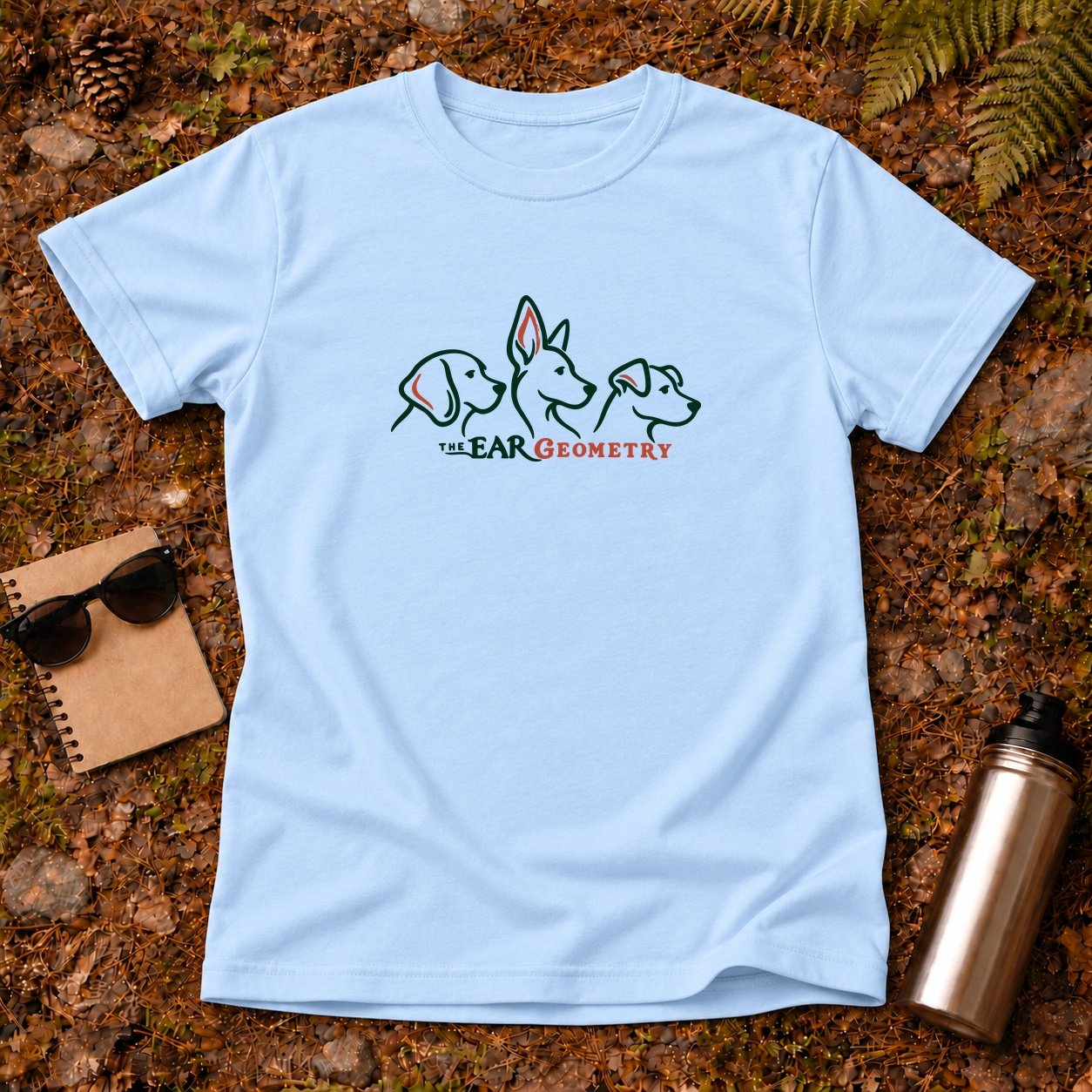 20261012235801 1f1c698c 1b1c 6402 9bb9 26759daa3a71.jpg The Ear Geometry T-Shirt — Light Blue flat