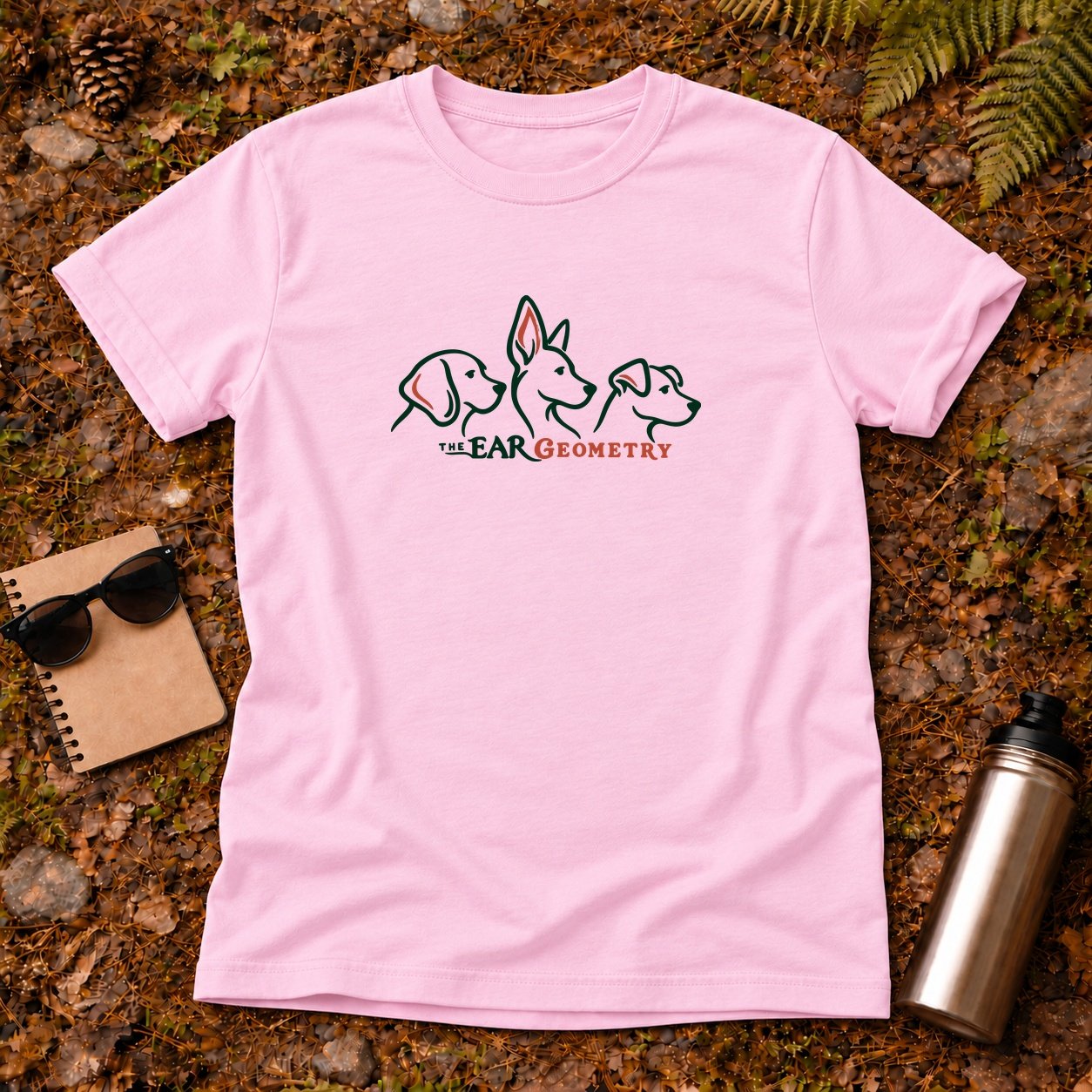 20261012235801 1f1c698c 1d37 6e62 b320 7aab18930799.jpg The Ear Geometry T-Shirt — Light Pink flat