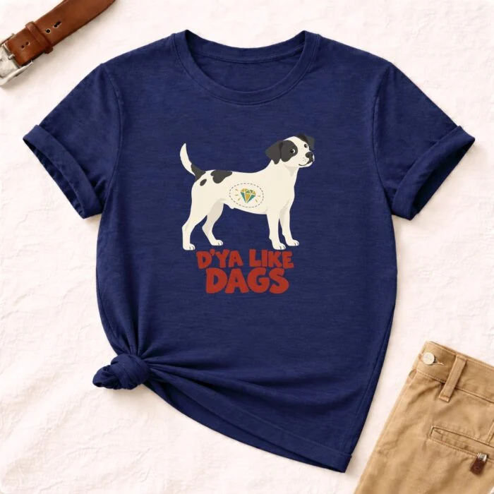Dya Like Dags T-Shirt Dya Like Dags T-Shirt — Navy flat
