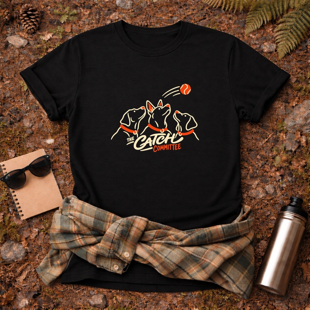 20261013001919 1f1c69bb b7d1 67a0 ac08 2a919d0acb80.jpg The Catch Committee T-Shirt — Black flat