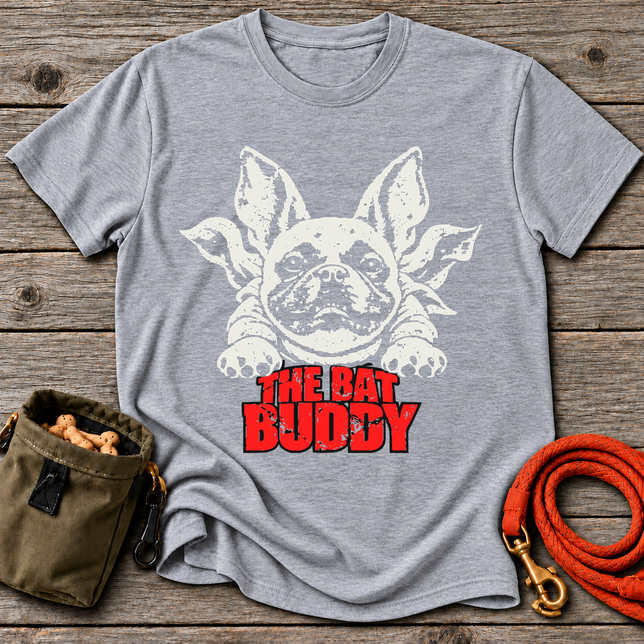 20261028041245 1f1d285d 3fb3 6942 bff9 c661b3bc86bd.png The Bat Buddy T-Shirt — Sport Grey Grey Oak flat